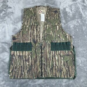 NWT Sports Afield Youth Kids Realtree Brown Hunting Vest Shell Loops Padded